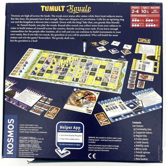 Tumult Royale Board Game by Kosmos Complete - Picture 2 of 4